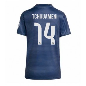 Lacne Ženy Futbalové dres Real Madrid Aurelien Tchouameni #14 2025-26 Krátky Rukáv - Preč